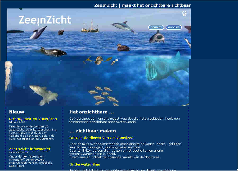 Zee in zicht