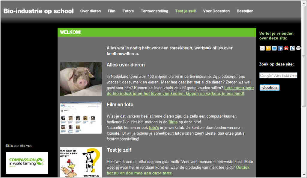 Bio-industrie op school